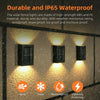 6PCS Solar Wall Lights Up & Down Lamp Decor Waterproof Garden Outdoor Fence Yard