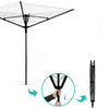 Rotary Airer 4 Arm Clothes Garden Washing Line Dryer 50m Folding Outdoor