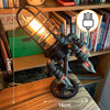 Table Lamp Industrial Rocket Ship Lamp Retro Steampunk Night Light Decor Gift