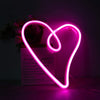 Neon Love Heart Sign