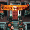 Happy Halloween Hanging Banner Flag Party Celebrate Foldable Home Outdoor Decor