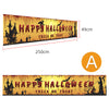 Happy Halloween Hanging Banner Flag Party Celebrate Foldable Home Outdoor Decor