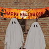 Happy Halloween Hanging Banner Flag Party Celebrate Foldable Home Outdoor Decor