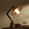 Vintage Industrial Style Steampunk Steel Water Pipe Desk Table Lamp Floor Lights
