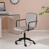 PU Leather Upholstered office chair computer desk study chair swivel adjustable