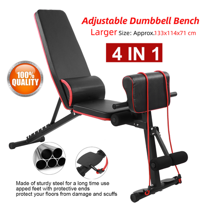 Foldable Dumbbell Bench Weight Training Foldable Adjustable