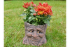 Tree Stump Planter Flower Pot Outdoor Plant Basket Window Box Resin Decor Garden