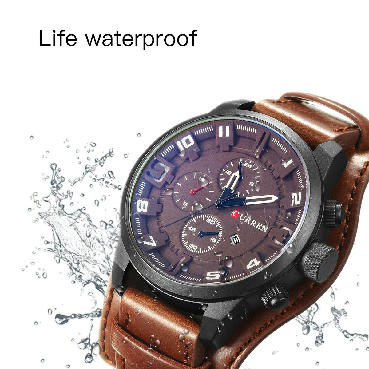 High Quality Leather Mens Watches
