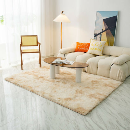 Fluffy Rugs Anti-Slip Large SHAGGY RUG Soft Mat Living Room Bedroom Carpet UK