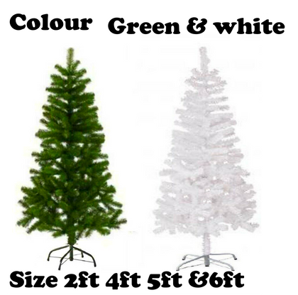 Traditional Christmas Tree Artificial Xmas Tree Home Décor 2ft 3ft 4ft 5ft 6ft