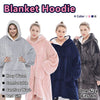 Hoodie Blanket Reversible Oversized Ultra Plush Sherpa Giant Hooded Sweatshirt