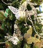 12Pcs Christmas Tree Xmas Butterfly Decorations Baubles Party Wedding Ornament