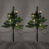 Pre-Lit Christmas Tree Pathway Light Decorations Warm White LED Lights Set of 6