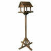 New Premium Wooden Bird Table Garden Birds Feeder Feeding Station Free Standing