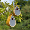 Hanging Teardrop Bird Nest Boxes (Set of 2)