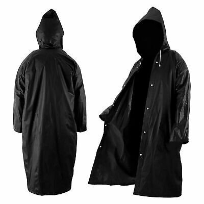 Raincoat Waterproof Poncho Reusable Plastic Mens Womens Long Rain Coat Jacket