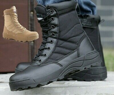 MENS TACTICAL ARMY COMBAT MILITARY OUTDOOR BOOTS