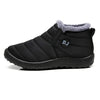 Mens Snow Ankle Shoes Faux Fur Lined Warm Winter Boots Waterproof Non-slip