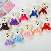 10PCS Small Teddy Bear Birthday Bouquet Wedding Valentine's Day Decoration Plush