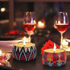 Vinsani Portable Tin Floral Scented Candles velentine 4 set Gift Box