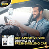 6pk Candle Car Air Freshener Jar 2D | Cotton & New Car Scent Freshner Fragrance