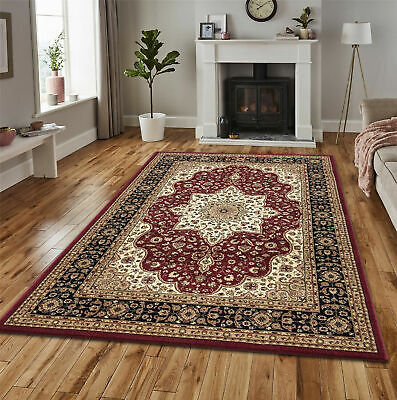 Luxury Non Slip Large Traditional Rugs Bedroom Living Room Rug