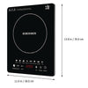 Portable 2200W Electric Induction Hob Touch Single Cooker Hot