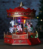 LED Christmas Musical Carousel Decoration Animated Rotating Fairground Ornament