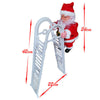 Christmas Electric Climbing Ladder Santa Claus Music Figurine Party Decor Gift