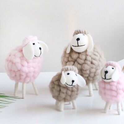 Mini Table Each Ornament Sheep Wool Felt Lamb