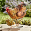 Garden Gear Set of 2 Hen & Chick Garden Patio Ornaments Decoration NEW