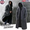 Men Women Long Hooded Waterproof Jacket Rain Coat