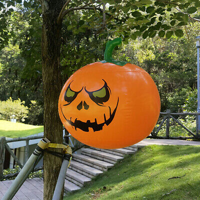 Hot Large Thick Inflatable Pumpkin PVC Hanging Halloween Haunted Ghost Ball