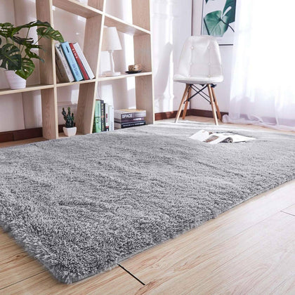 Fluffy Rugs AntiSlip SHAGGY RUG Super Soft Carpet Mat Living Room Floor Bedroom