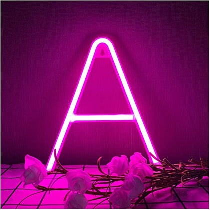 Neon Alphabet Sign