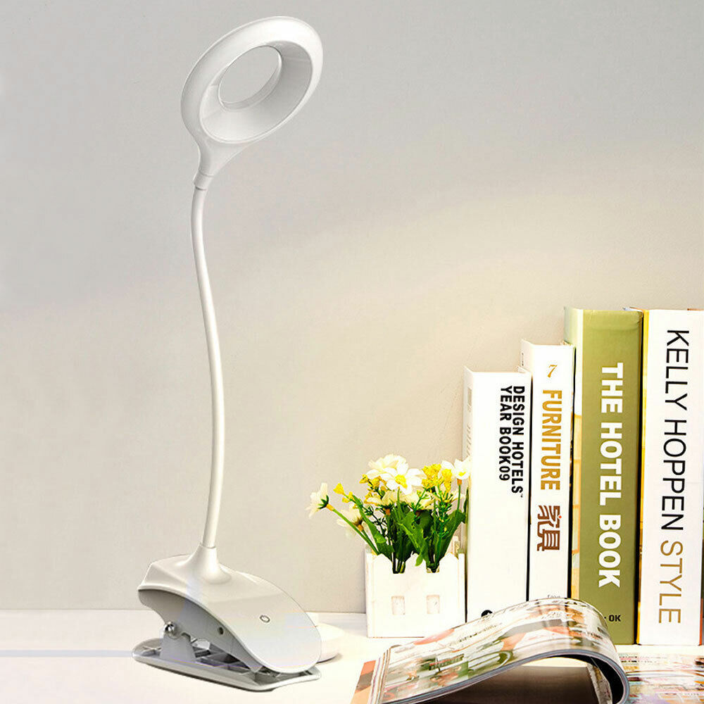 Dimmable USB Rechargeable LED Study Night Light Table Desk Bedside Reading Lamp