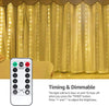Curtain Fairy Lights with Remote and Timer, 3m x 3m