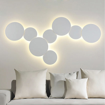 Modern White Round Led Wall Light