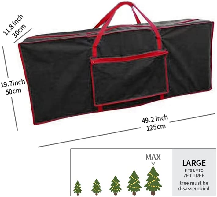 Black Christmas Tree Storage Bag