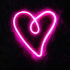 Neon Love Heart Sign