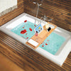 Extendable Bathtub Caddy Tray Bamboo Bath Tub Storage Rack Shelf Holder Bathroom